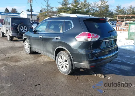 2016 Nissan Rogue Sv из США, поврежденный, VIN KNMAT2MV8GP684309